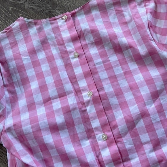 Banana Republic Pink and White gingham Size XS - Picture 5 of 5
